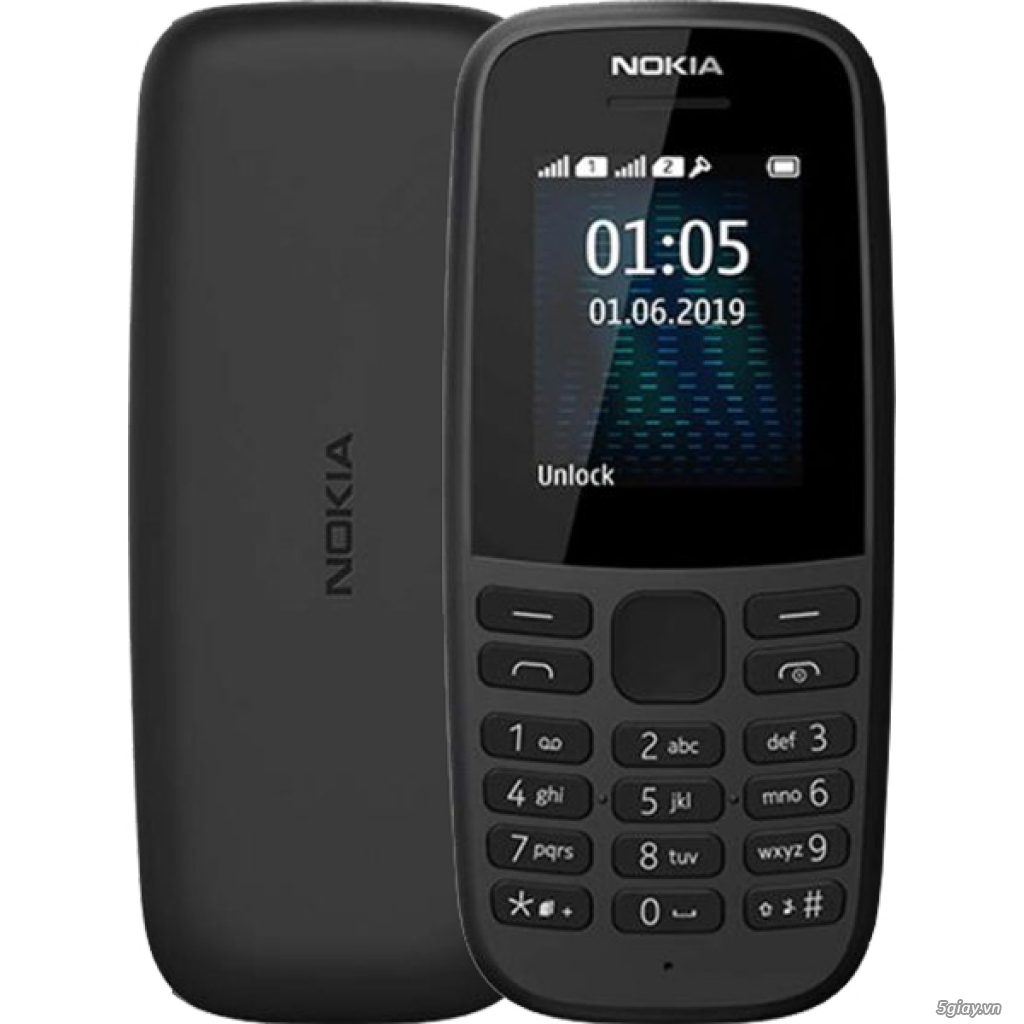 Điện thoại di động NOKIA 105 1 SIM (2019) - Hàng Chính Hãng - 1
