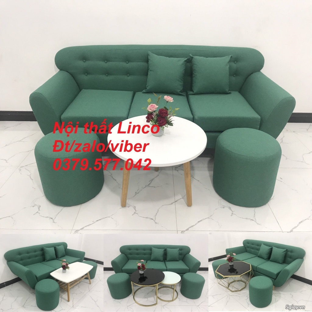 Bộ ghế sofa văng dài, sofa băng, sofa băng giá rẻ Linco Tiền Giang