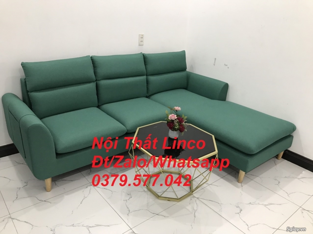 bộ ghế sopha sô pha góc, ghế salon salong Góc L Linco Tiền Giang - 5
