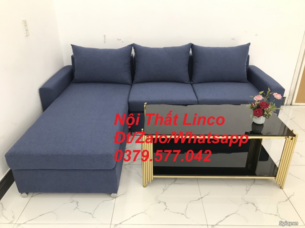 bộ ghế sofa góc L giá rẻ, sofa góc giá rẻ,Nội Thất Linco Tiền Giang - 3
