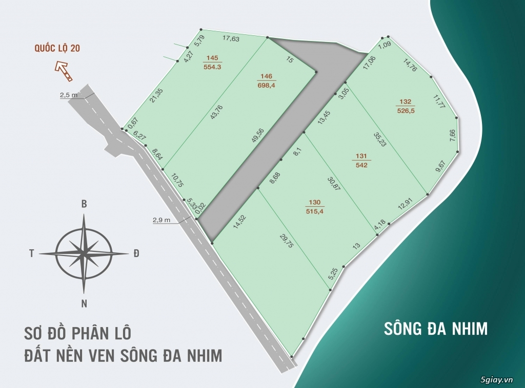 Bán đất Đức Trọng - Đà Lạt, Lâm Đồng ven sông Đa Nhim - 1