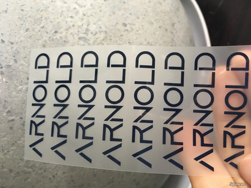 Nhãn ép nhiệt ( tem mác ép nhiệt) - 1