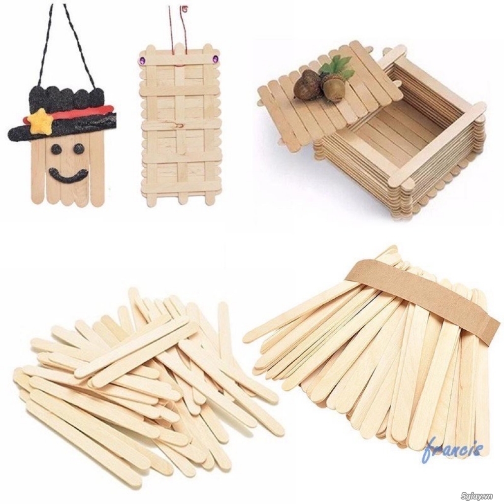 Bán que kem làm đồ handmade, mô hình que kem