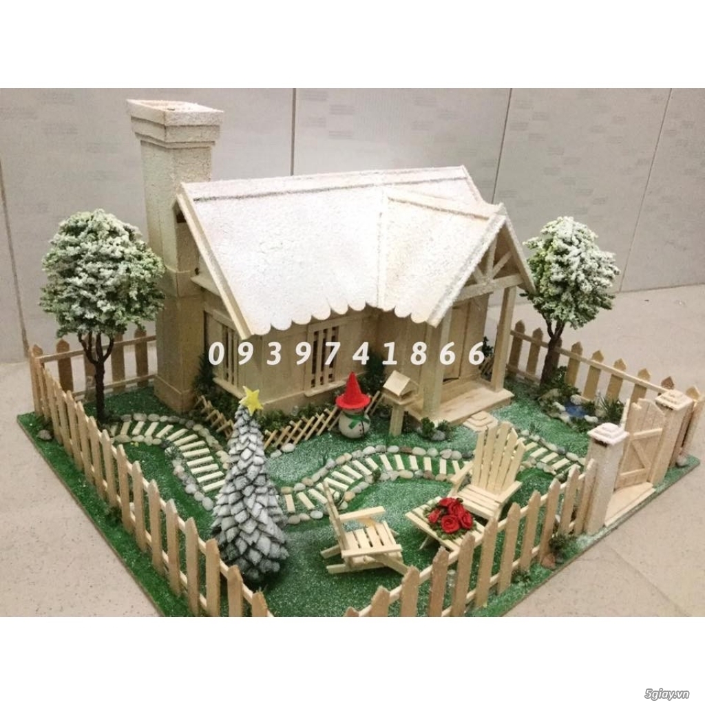 Bán que kem làm đồ handmade, mô hình que kem - 2