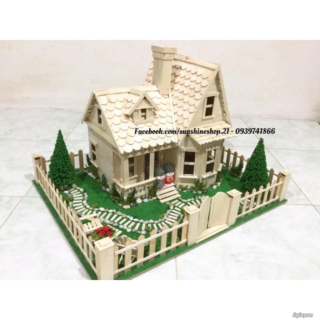 Bán que kem làm đồ handmade, mô hình que kem - 4