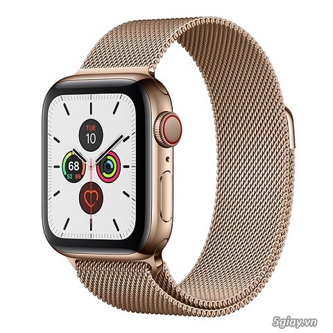Đồng hồ Apple Watch Series 5 thép ( stainless ) 44mm black new seal - 5