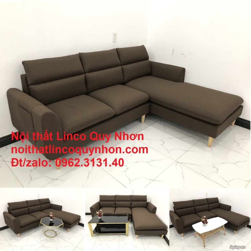Mẫu sofa góc L 2m2 | Sopha góc chữ L giá rẻ | Nội thất Linco Quy Nhơn - 3