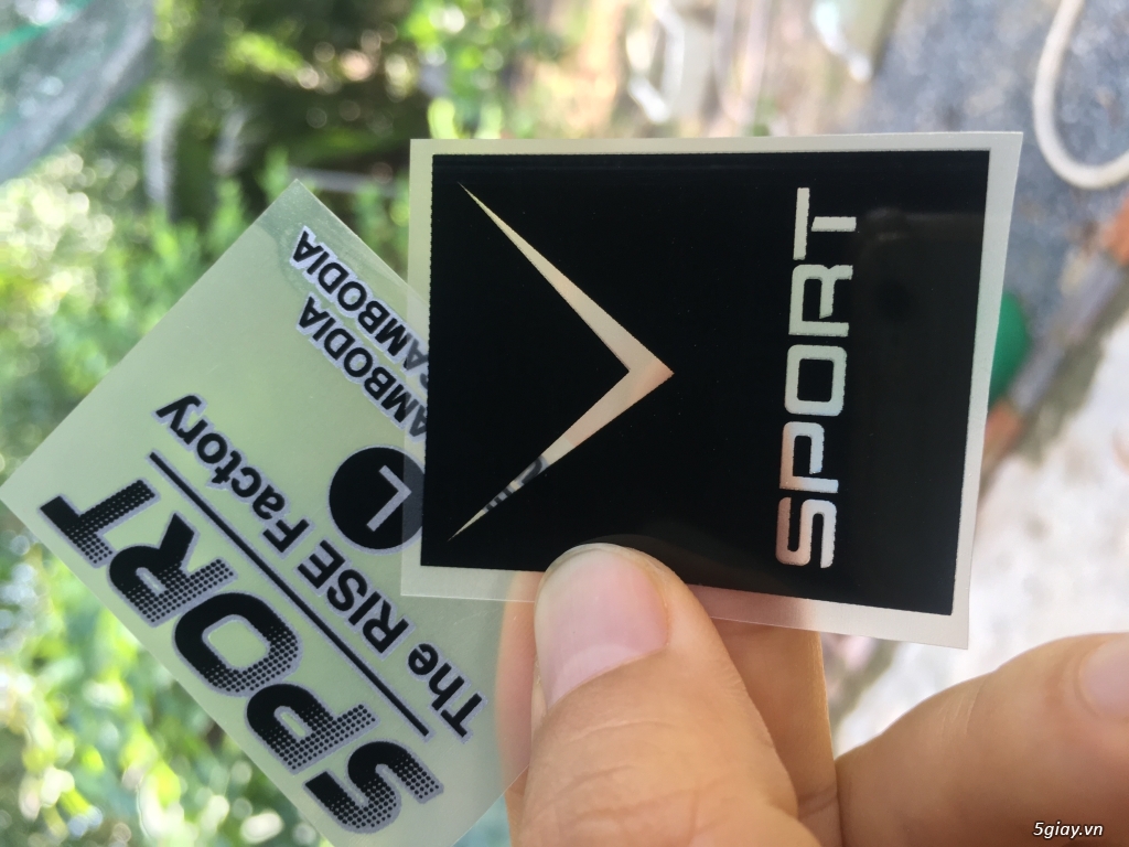 Nhãn ép nhiệt ( tem mác ép nhiệt)