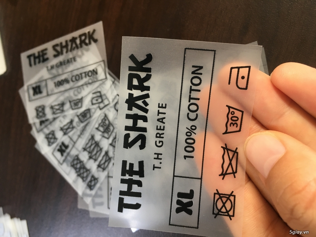 Nhãn ép nhiệt ( tem mác ép nhiệt) - 1