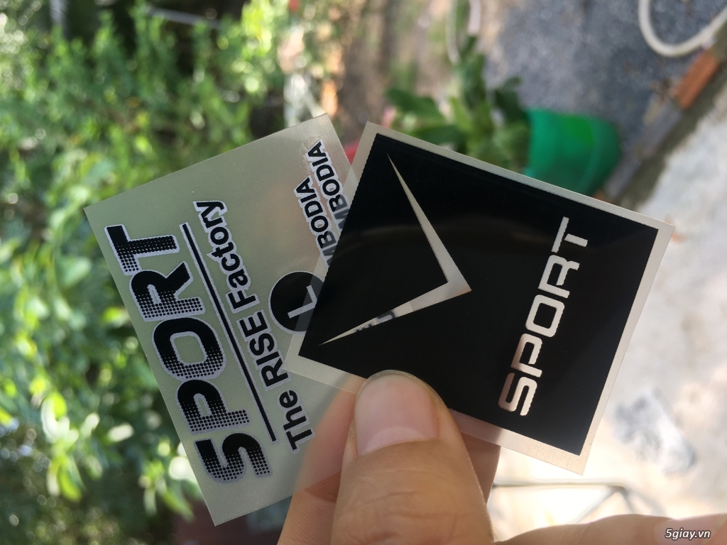 Nhãn ép nhiệt ( tem mác ép nhiệt) - 1