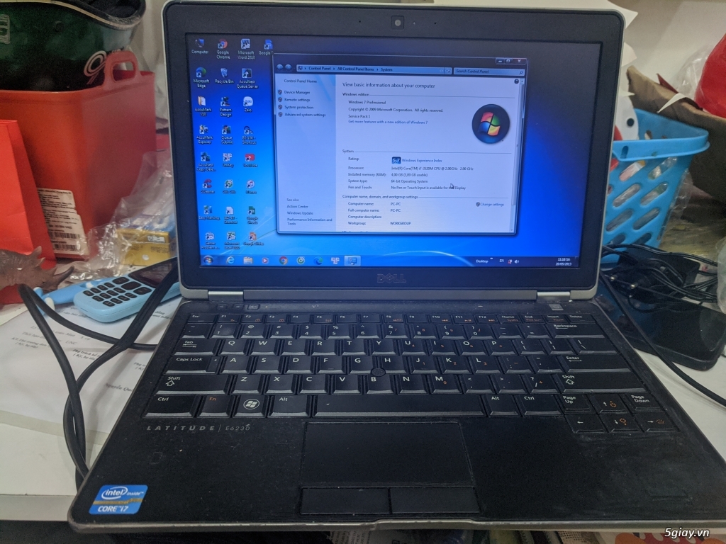 Laptop dell e6230 core i7 hư pin - 4