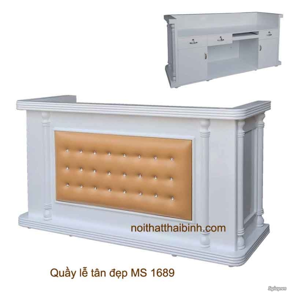 Mẫu Quầy Lễ Tân Đẹp MS 1689 - 1