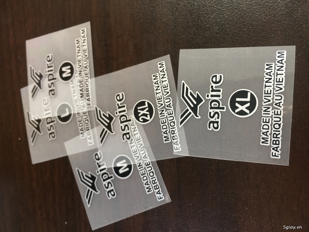 Nhãn ép nhiệt ( tem mác ép nhiệt) - 1