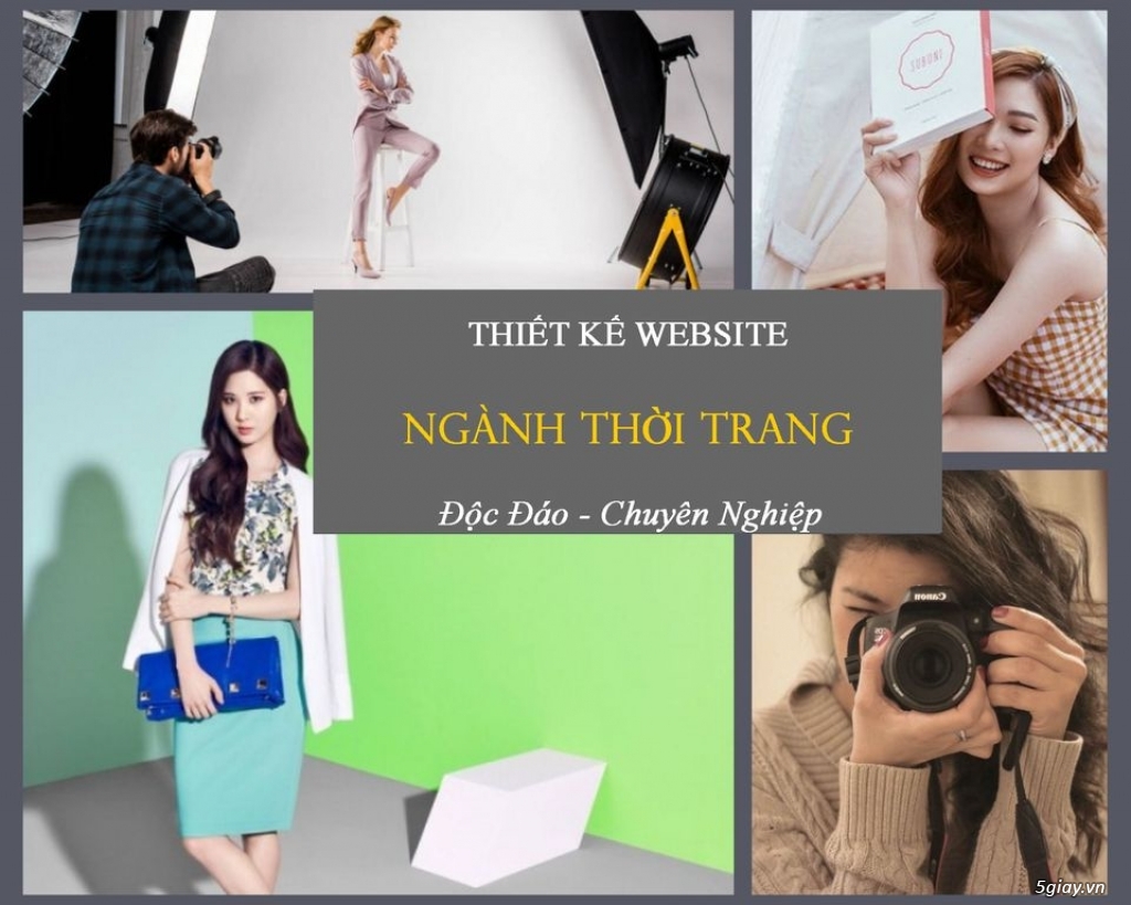 Thiết kế Website ngành thời trang - mỹ phẩm giá cực rẻ - 1