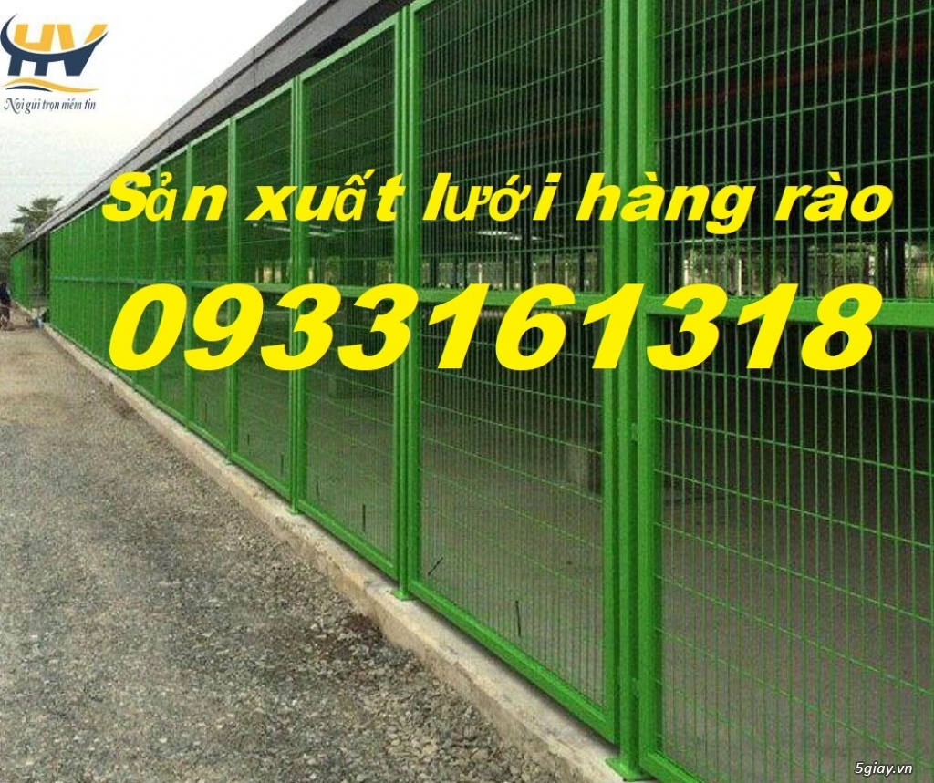 Công ty sản xuất hàng rào lưới thép, hàng rào mạ kẽm, hàng rào kho