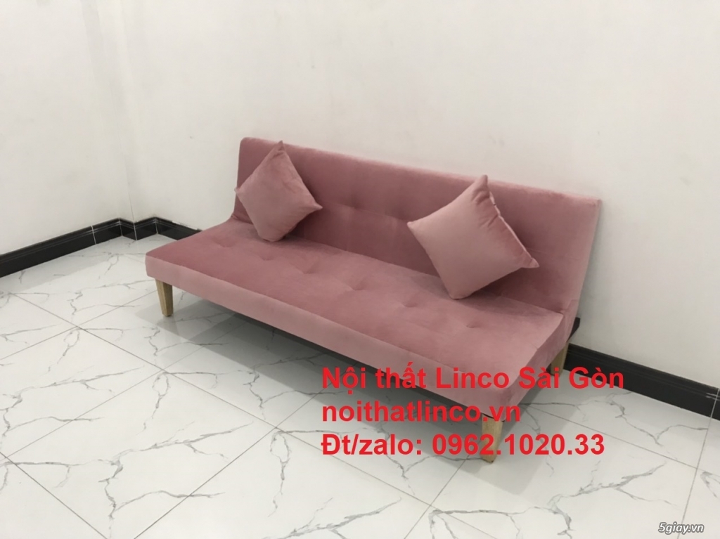 Bộ bàn ghếsopha màu hồng cách sen giá rẻ hiện đại Nội thất Linco SG - 4
