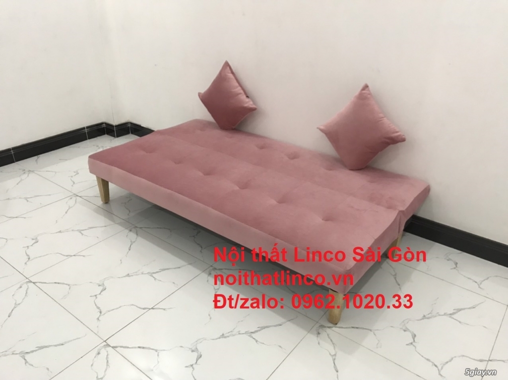 Bộ bàn ghếsopha màu hồng cách sen giá rẻ hiện đại Nội thất Linco SG - 5