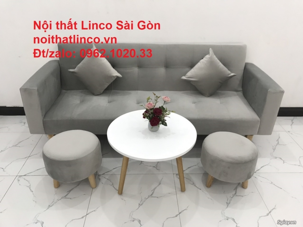 Bộ ghế sofa giường nằm 2m giá rẻ|sopha phòng khách đẹp|salong Linco SG - 3