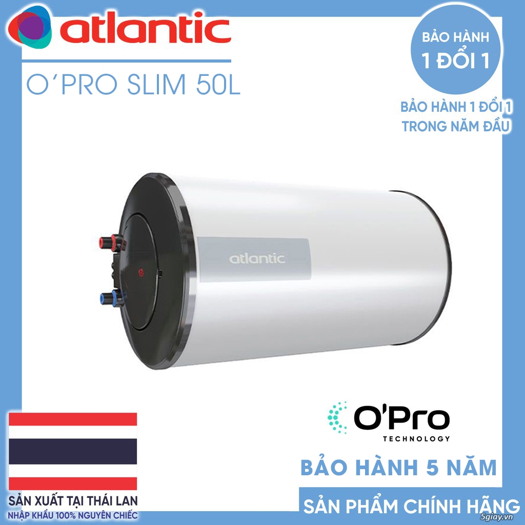 Máy nước nóng Atlantic O'PRO SLIM 50L Chính hãng | 5giay