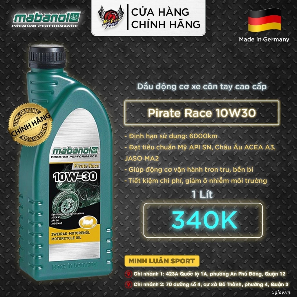 Nhớt Mabanol cao cấp. - 1