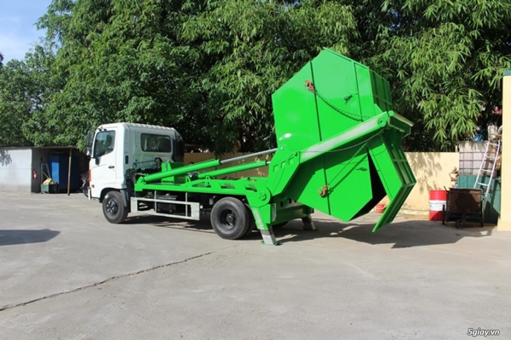 Xe chở bùn thùng rời HINO 5 khối - 3