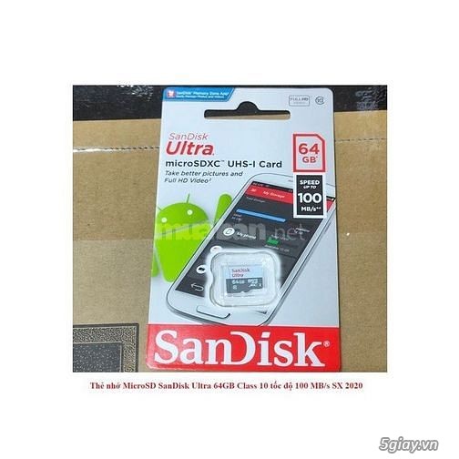 Bán thẻ nhớ Sandisk 32GB 64GB 128GB chính hãng - 1