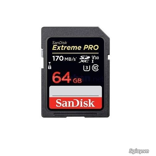 Bán thẻ nhớ Sandisk 32GB 64GB 128GB chính hãng - 2