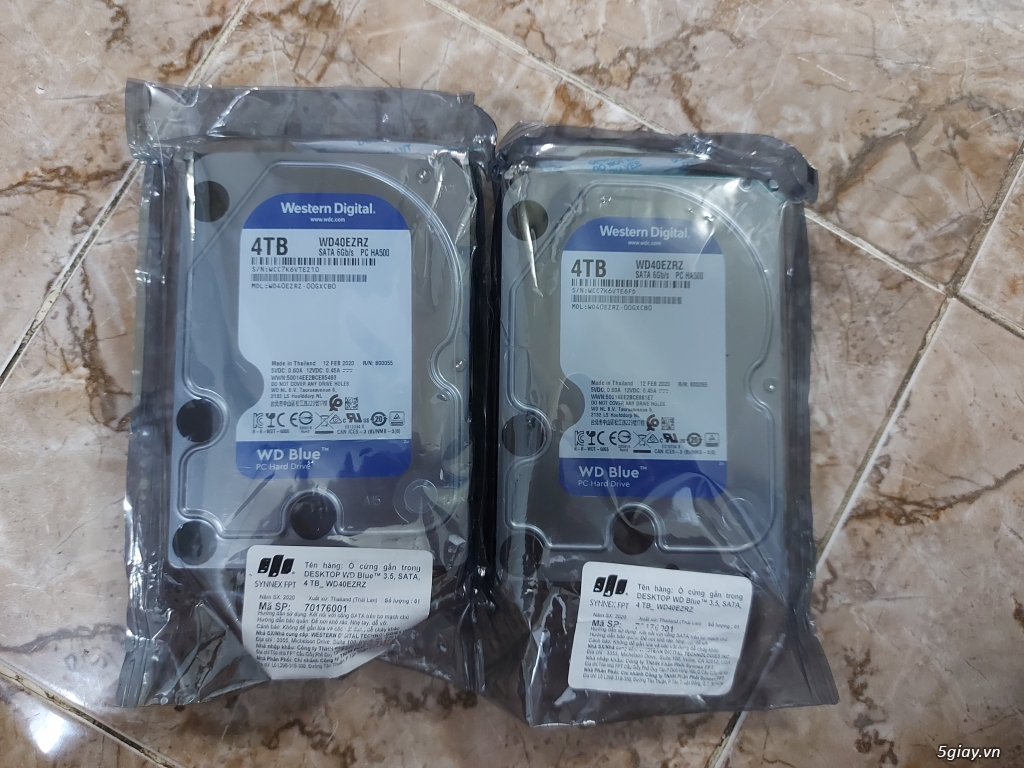 Hdd 4tb Westurn Blue ChÍnh HÃng GiÁ 2tr2 Full Box 5giay 8037