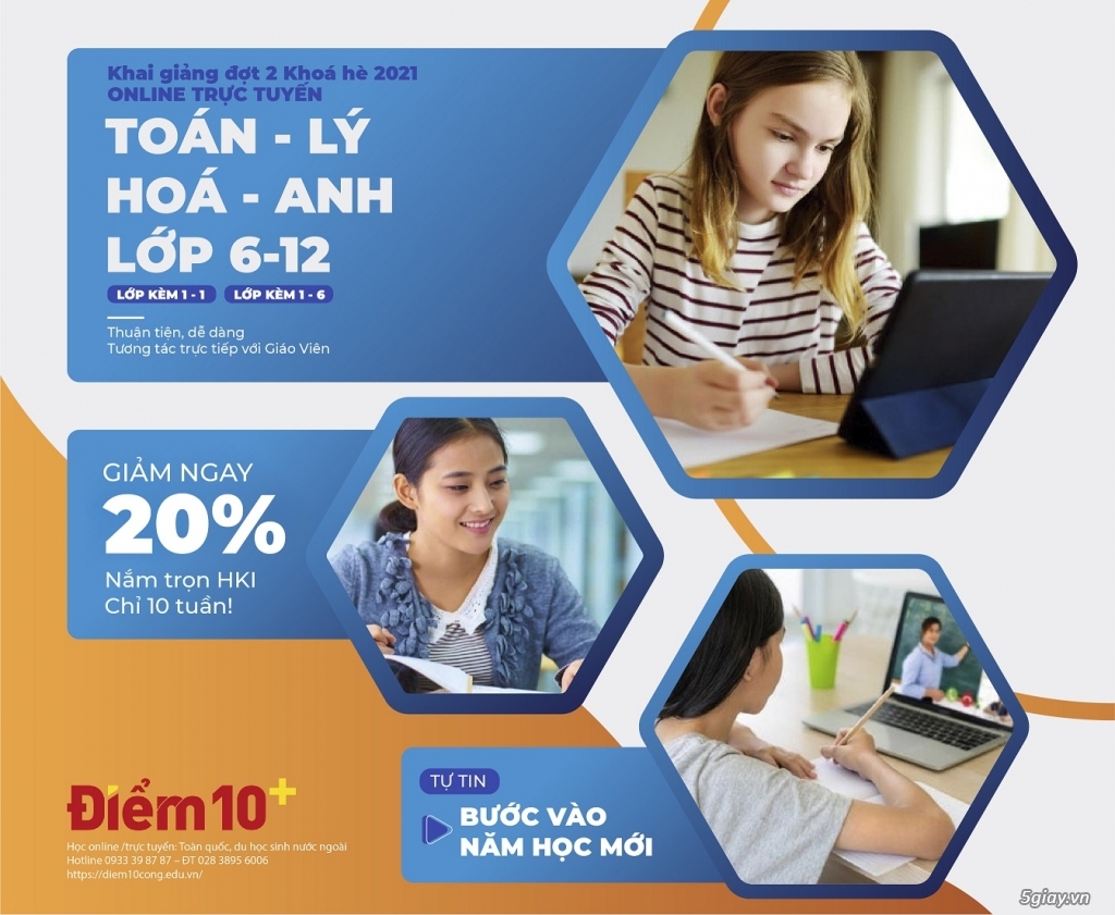 Học online Toán lớp 12