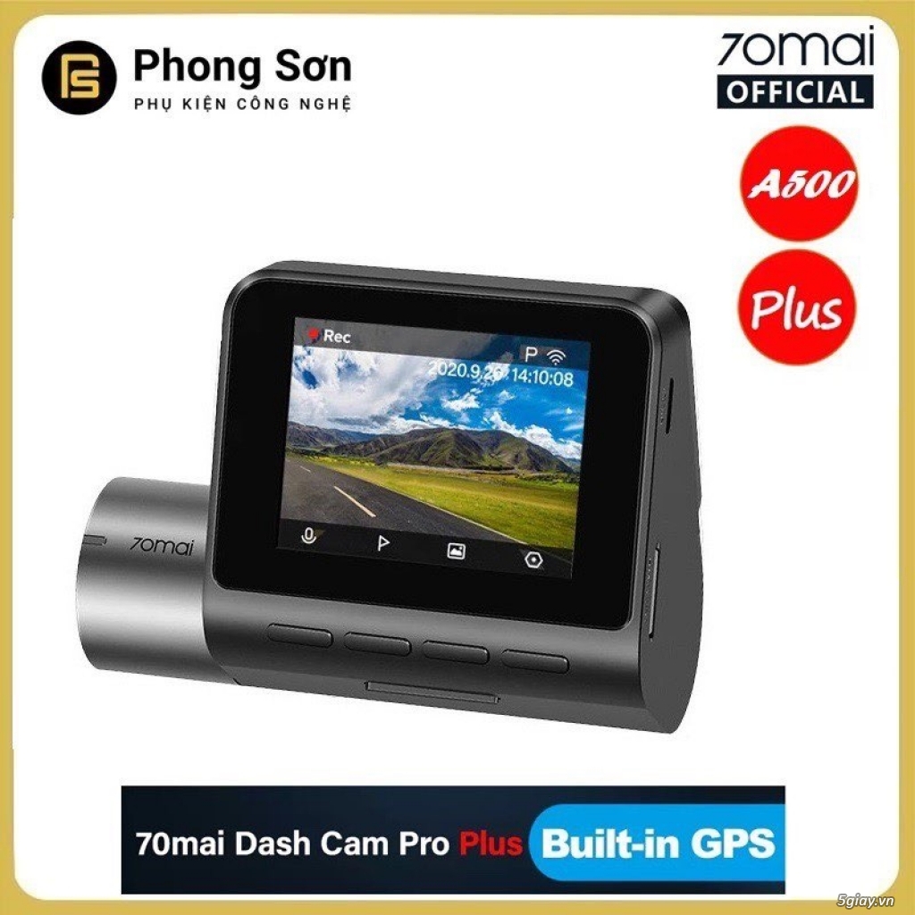 Camera Hành Trình 70Mai Dash Cam Pro Plus , 70Mai A500 Quốc Tế