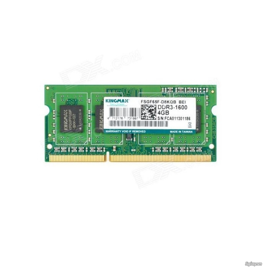 Bán RAM laptop Kingmax 4GB chính hãng có bảo hành - 1