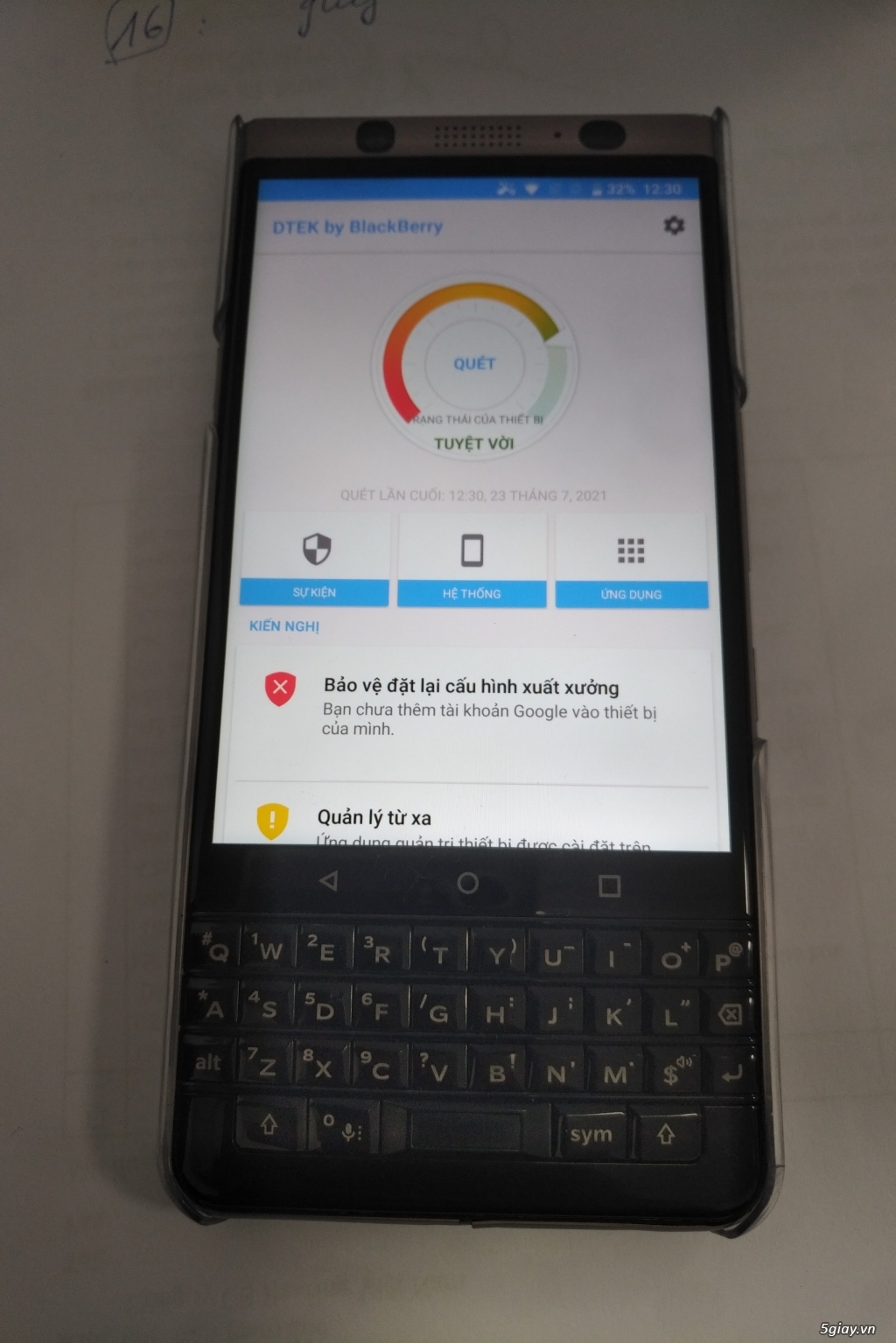 Cần bán Blackberry Key1 Bronze 2 Sim 4Gb/64GB - 1