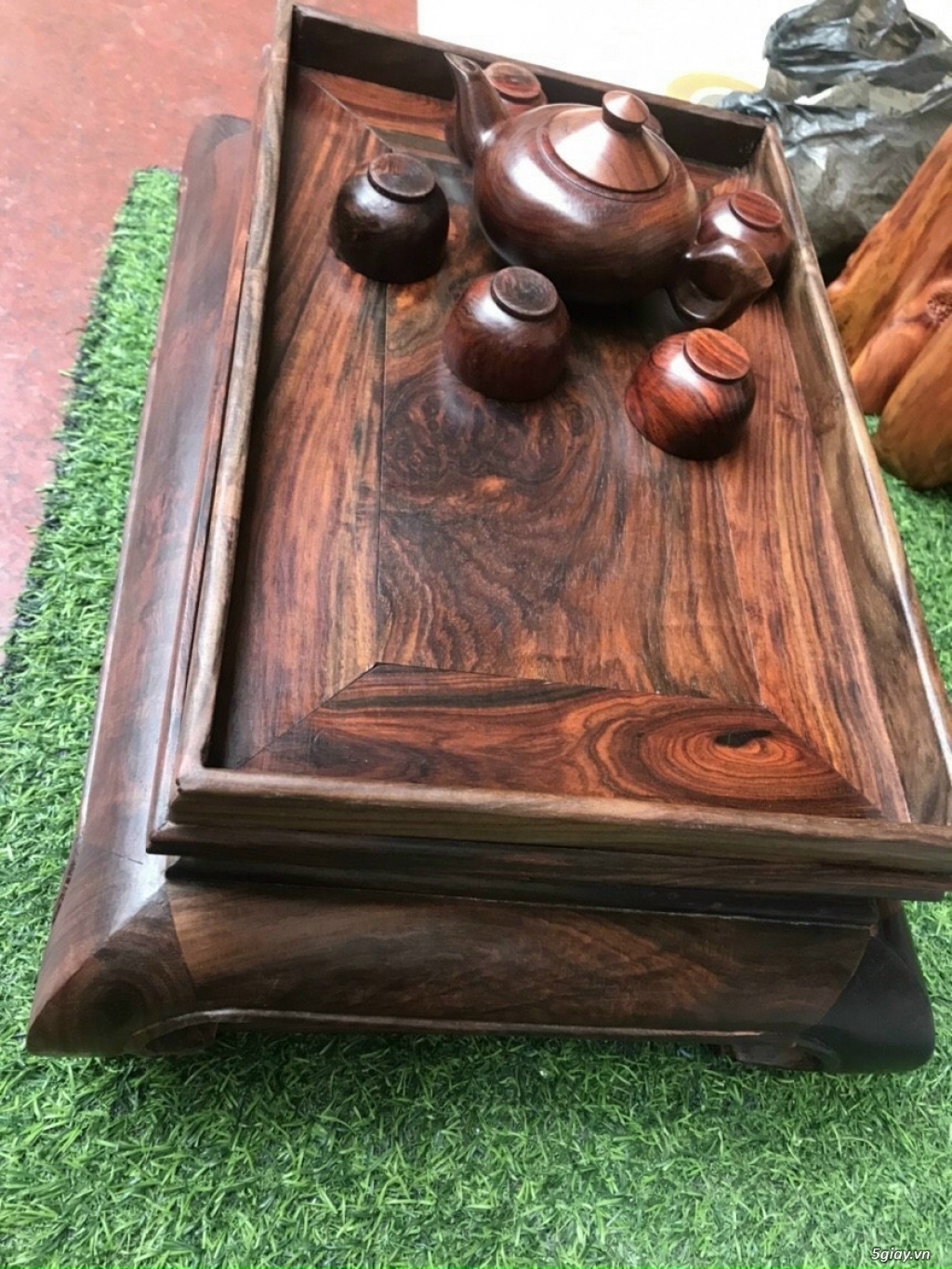 Bộ bàn trà gỗ - 2