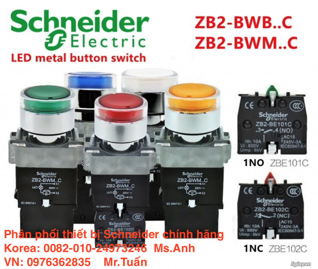 Chuyên bán nút bấm ZB5AA136, ZB4RTA Schneider cho cửa tự động - 5