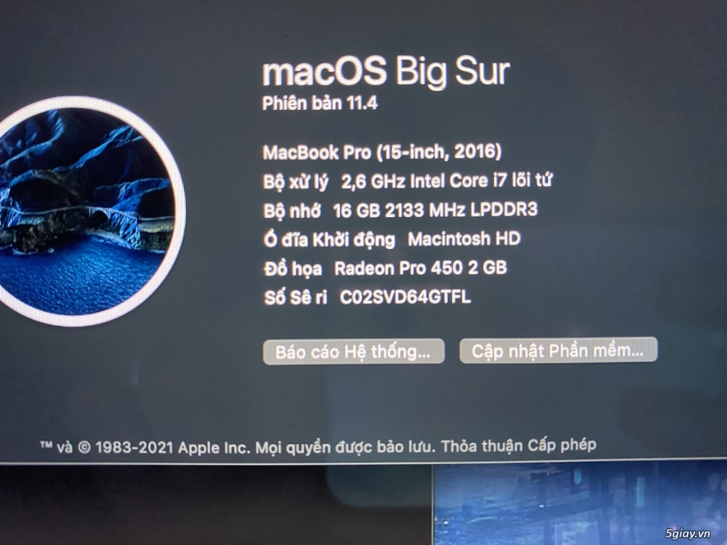 Macbook pro touch bar 15” 2016