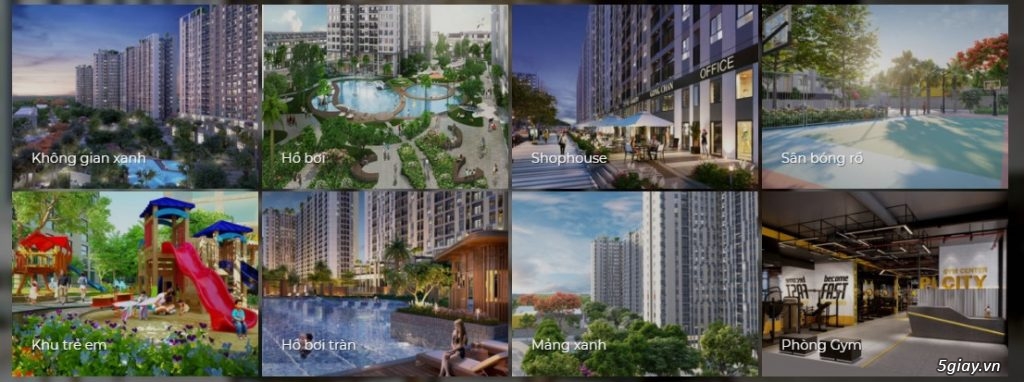Chung cư PiCity High Park 57m2 - 2PN cao cấp - xanh chuẩn SINGAPORE - 1