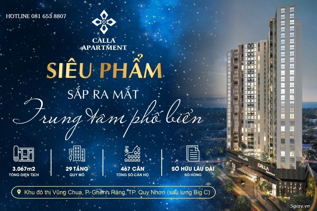 Calla Apartment Quy Nhơn - Chung cư thương mại giá gốc từ 290 triệu - 13