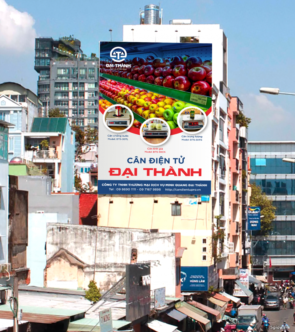 Test trực tiếp cân điện tử chống nước Đại thành - 11