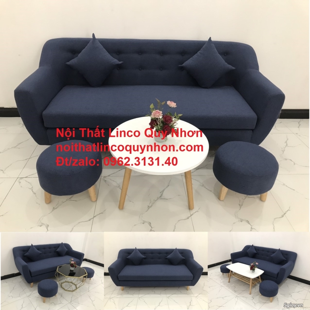 Mẫu sofa băng niệm liền giá rẻ phòng khách ở tại Nội thất Linco QN - 4