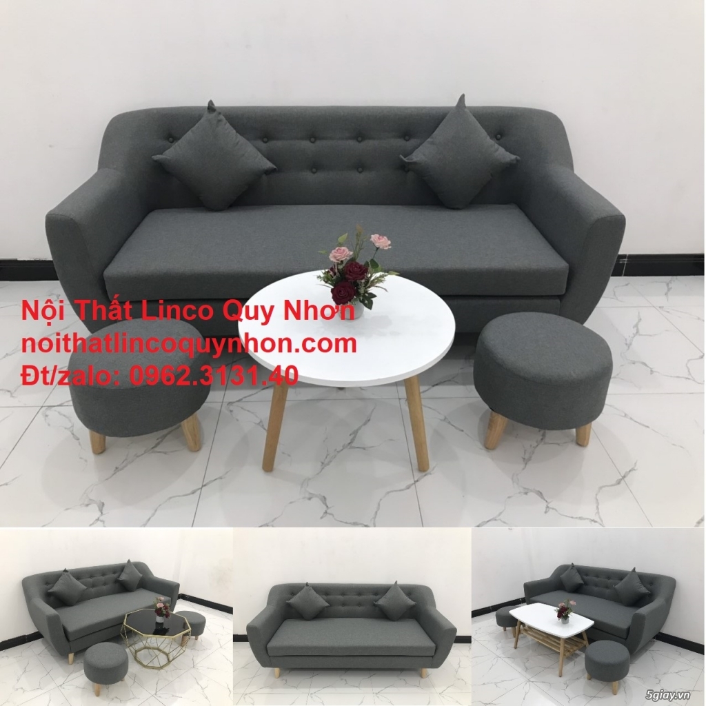 Mẫu sofa băng niệm liền giá rẻ phòng khách ở tại Nội thất Linco QN - 1