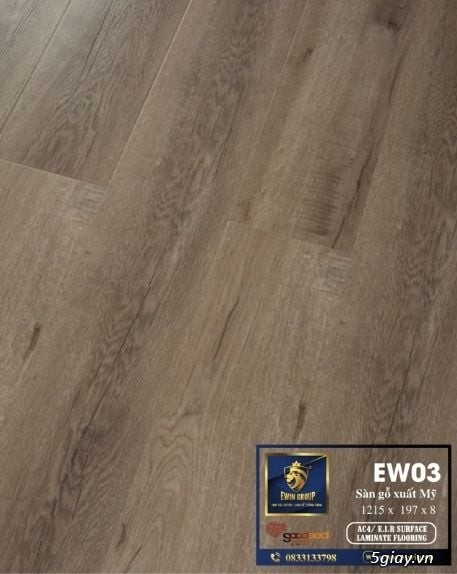 Sàn gỗ công nghiệp thương hiệu Ewin - 4