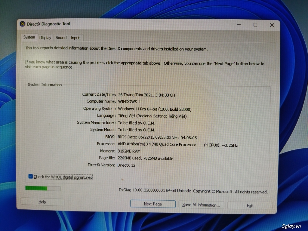 Thùng PC AMD~i5 RAM 8Gb VGA GT430 SSD 120Gb Windows 11 Pro - 2