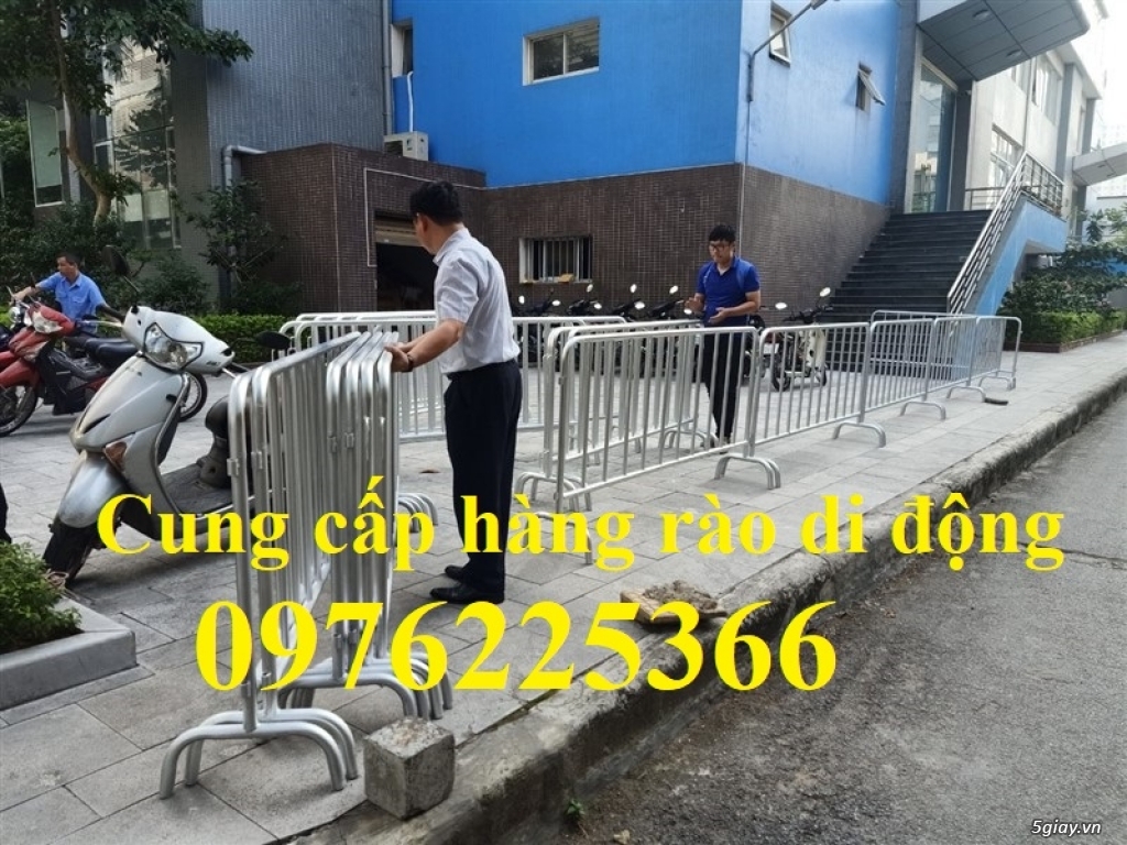 Hàng rào di động, rào chắn di động mạ kẽm - 3