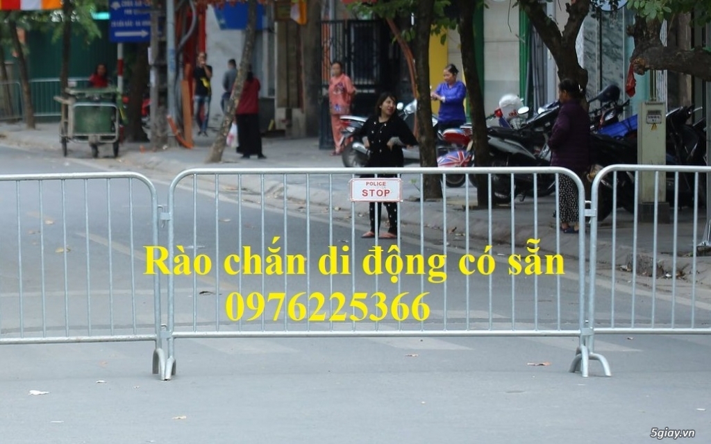 Hàng rào di động, rào chắn di động mạ kẽm - 4