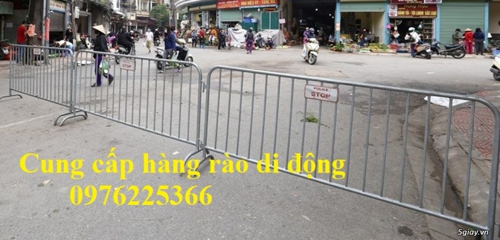 Hàng rào di động, rào chắn di động mạ kẽm - 1