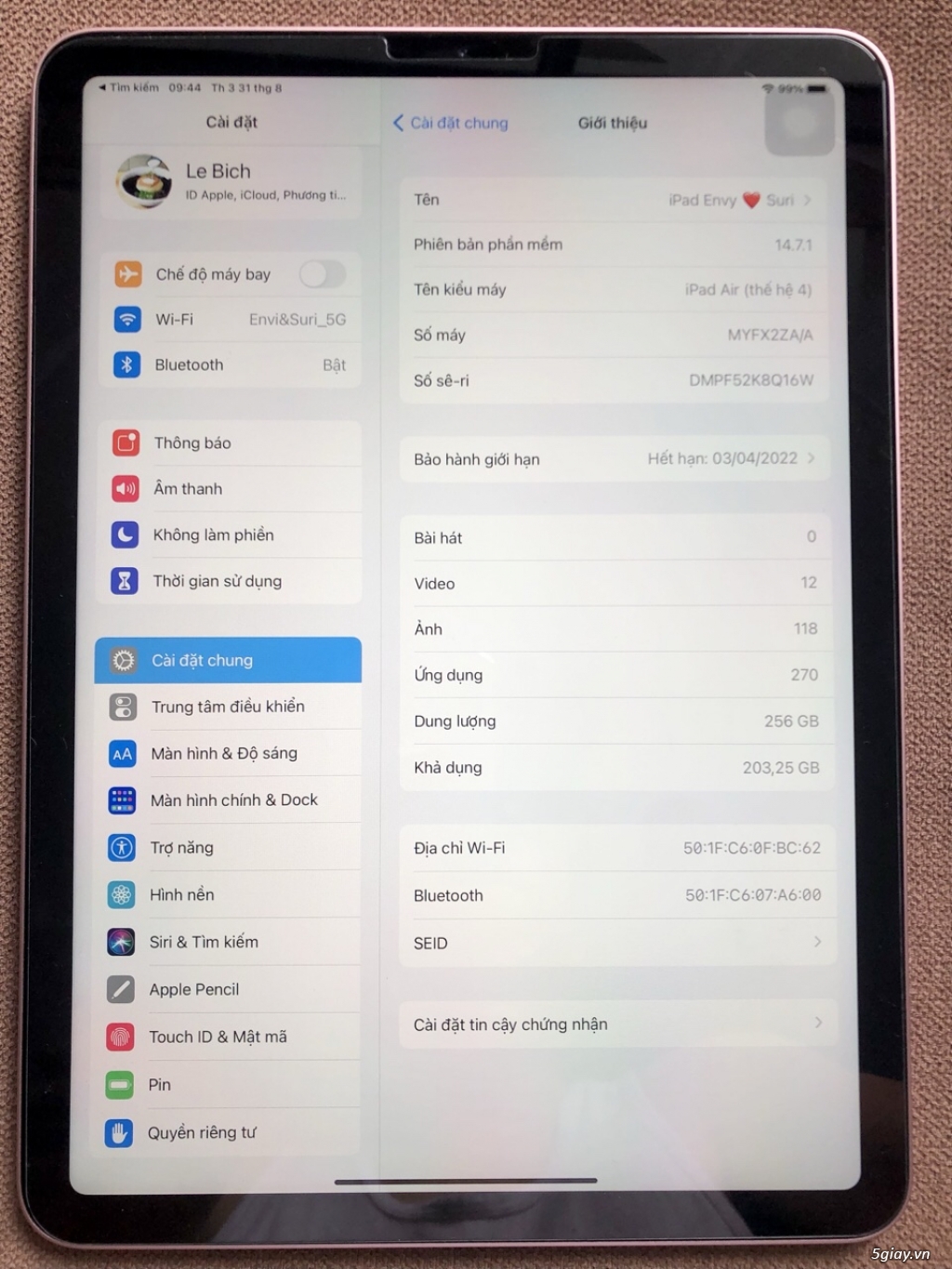 iPad Air 4 10.9-inch Wi-Fi 256GB - 2