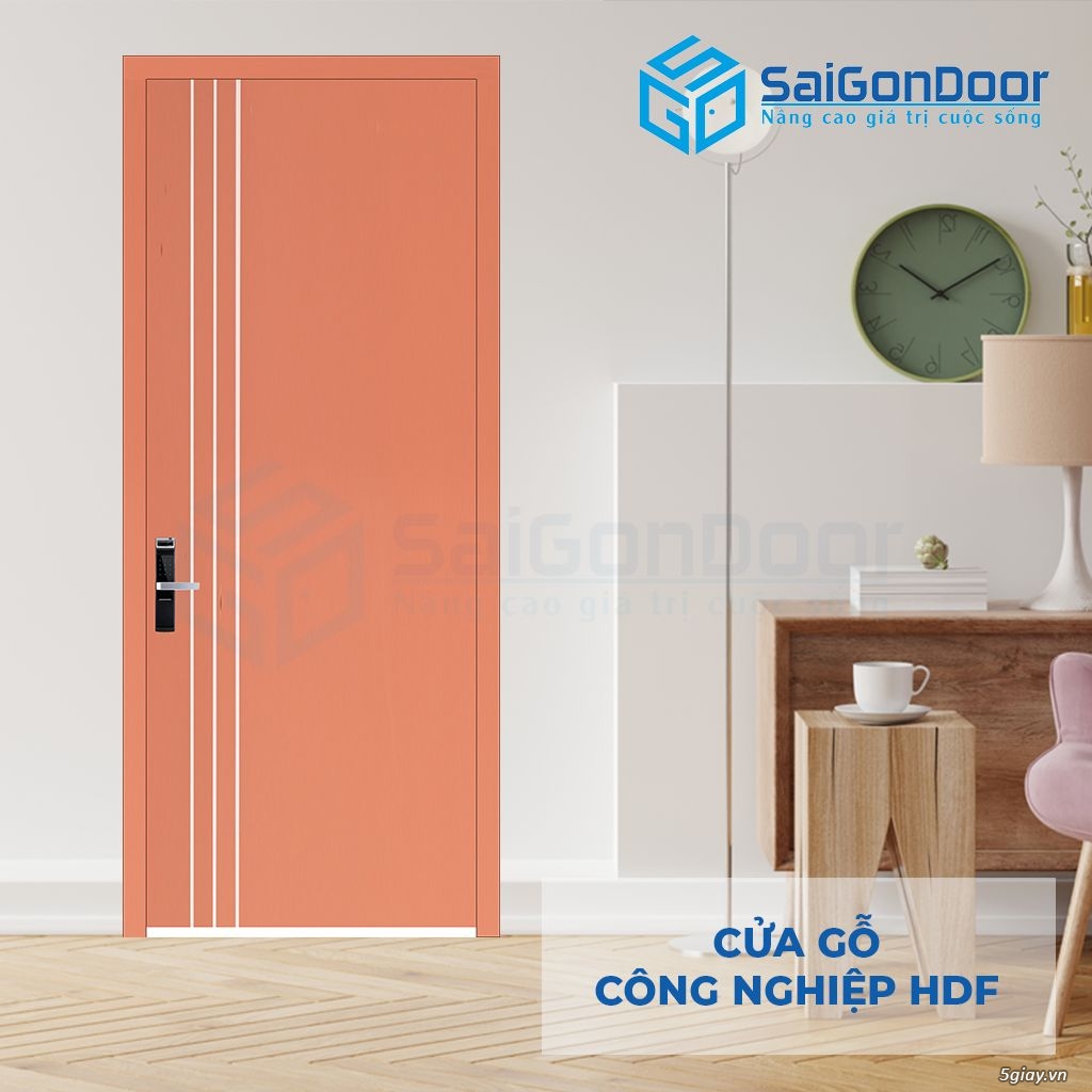 Báo giá cửa gỗ công nghiệp HDF - 10