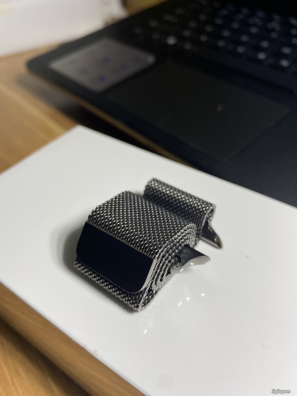 Apple watch thép 6 44mm graphite mầu mới nhất chuẩn openbox như new - 1