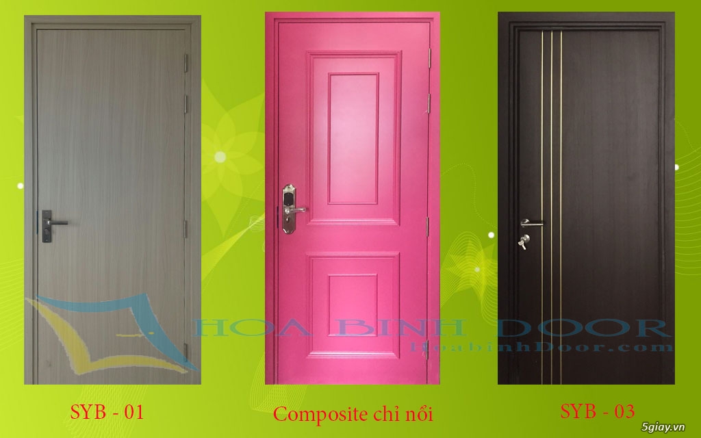 Cửa nhựa Composite tại Long An- cửa nhựa cao cấp chịu nước tốt