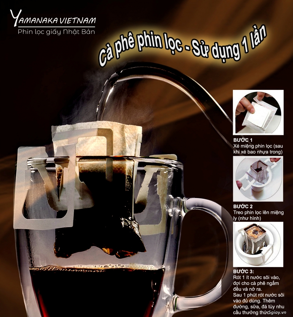 DRIP COFFEE BAG - PHIN GIẤY LỌC CÀ PHÊ - YAMANAKA FILTER - 3